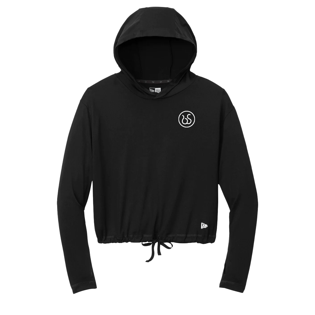 Just Peachy crop hoodie - BootyStrap Fitness